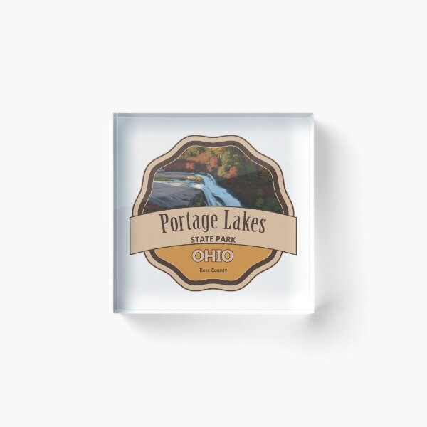 Item preview, Portage Lakes State Park, Ross County, Ohio designed and sold by Wanderful-roads.