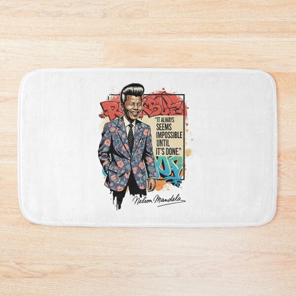 Item preview, Nelson Mandela, Freedom, Justice, black history, Funnyfits70, retro, vintage, meme, funny, humor designed and sold by FunnyFits70.