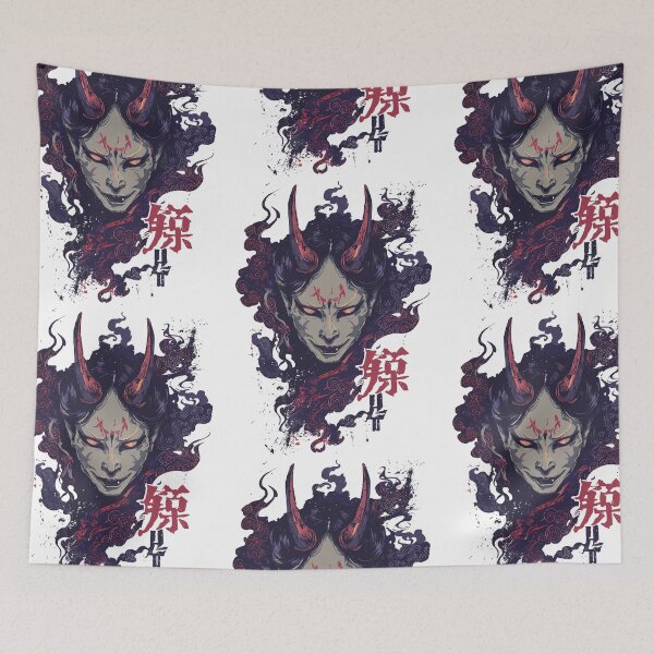 Item preview, Demonic Japanese Hannya Art designed and sold by bapupa.