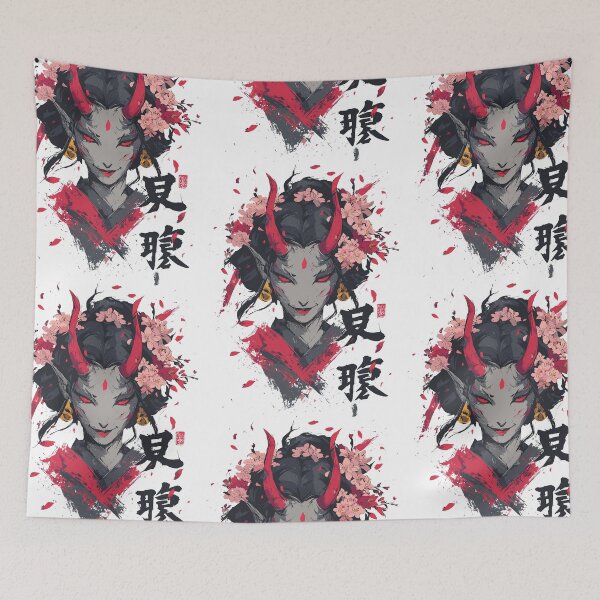 Item preview, Noh Theater Japanese Hannya Art designed and sold by bapupa.
