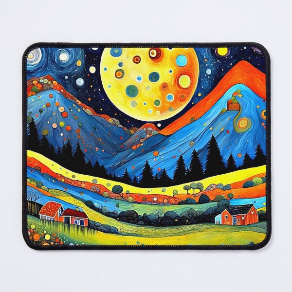 Item preview, Moonlit Mountain Meadow 6 designed and sold by George Hutton Hunter.