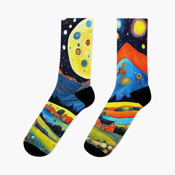 Item preview, Moonlit Mountain Meadow 6 designed and sold by George Hutton Hunter.