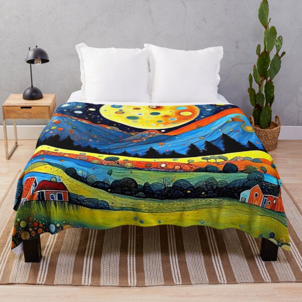 Item preview, Moonlit Mountain Meadow 6 designed and sold by George Hutton Hunter.