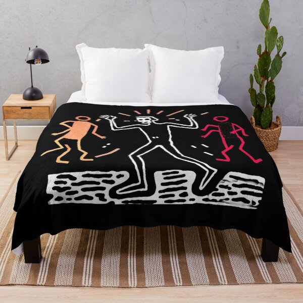 Item preview, Dancing Stick People Graphic Art Primitive Drawing designed and sold by KALEIDOSCOPE UK.