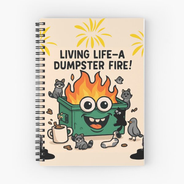 Item preview, Dumpster fire living designed and sold by TLC4ever.