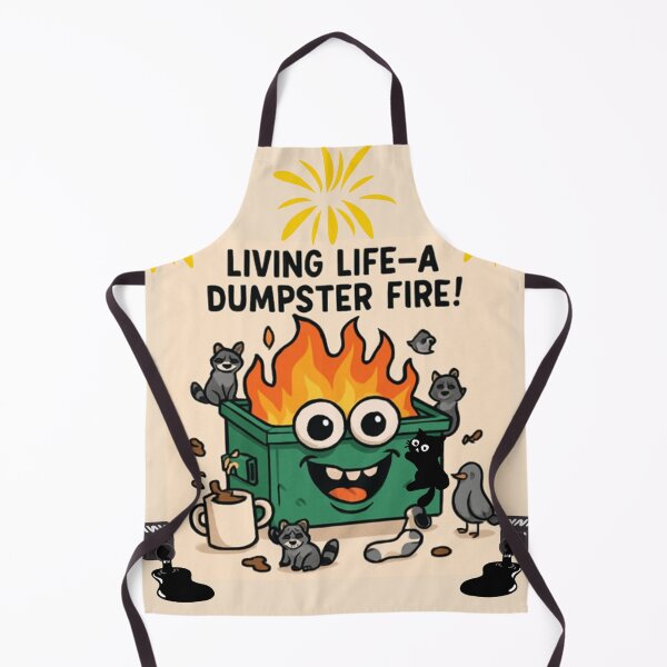 Item preview, Dumpster fire living designed and sold by TLC4ever.