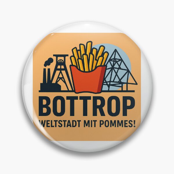 Item preview, Bottrop “World City with Fries” – Funny Ruhrpott Design designed and sold by Domci.