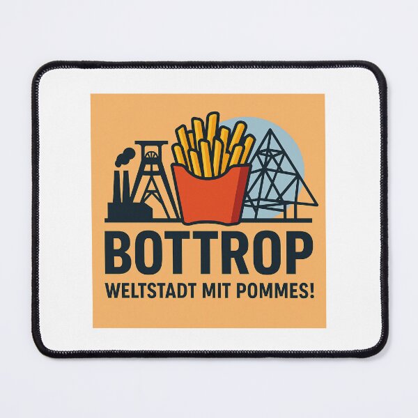 Item preview, Bottrop “World City with Fries” – Funny Ruhrpott Design designed and sold by Domci.