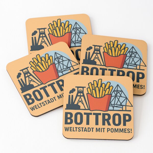 Item preview, Bottrop “World City with Fries” – Funny Ruhrpott Design designed and sold by Domci.