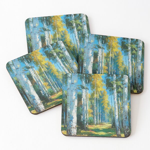 Item preview, A Serene Path Through the Birch Grove designed and sold by Proyava.Art.