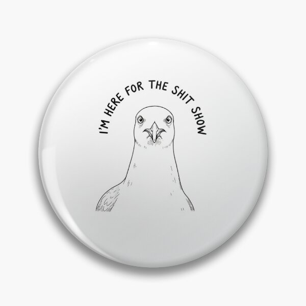 Item preview, Shit Show, Seagull, beach, meme, Funnyfits70, retro, vintage, meme, funny, humor designed and sold by FunnyFits70.