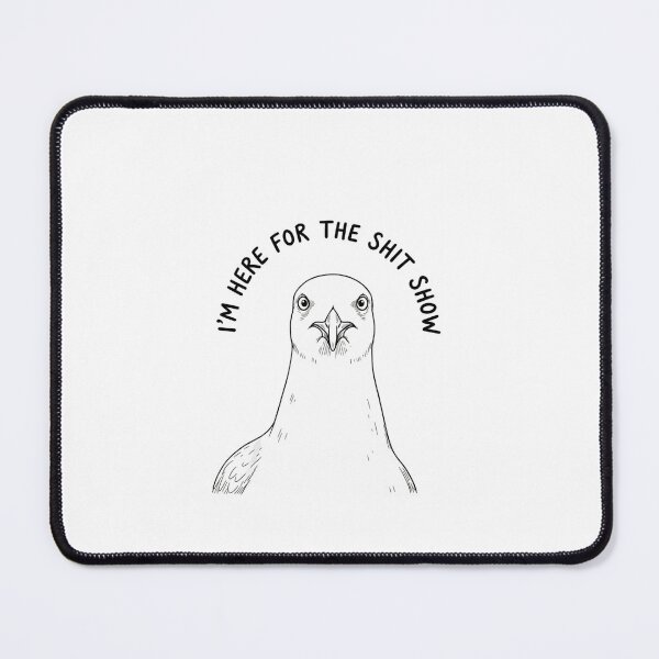 Item preview, Shit Show, Seagull, beach, meme, Funnyfits70, retro, vintage, meme, funny, humor designed and sold by FunnyFits70.