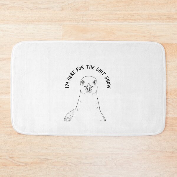 Item preview, Shit Show, Seagull, beach, meme, Funnyfits70, retro, vintage, meme, funny, humor designed and sold by FunnyFits70.