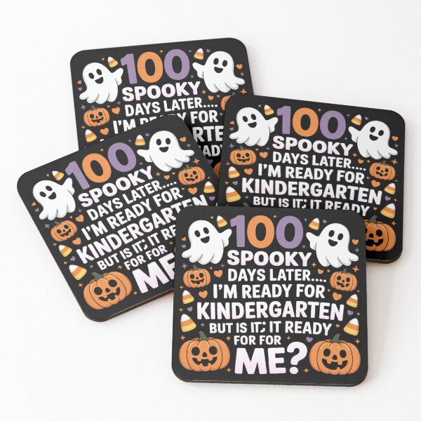 Item preview, 100th Spooky Days Later I’m Ready for Kindergarten But Is It Ready for Me – Halloween T-SHIRTS  designed and sold by podlook.