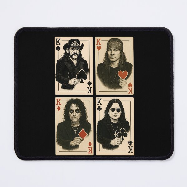 Item preview, Kings of Rock vintage art playing cards designed and sold by ThankYou-Kindly.