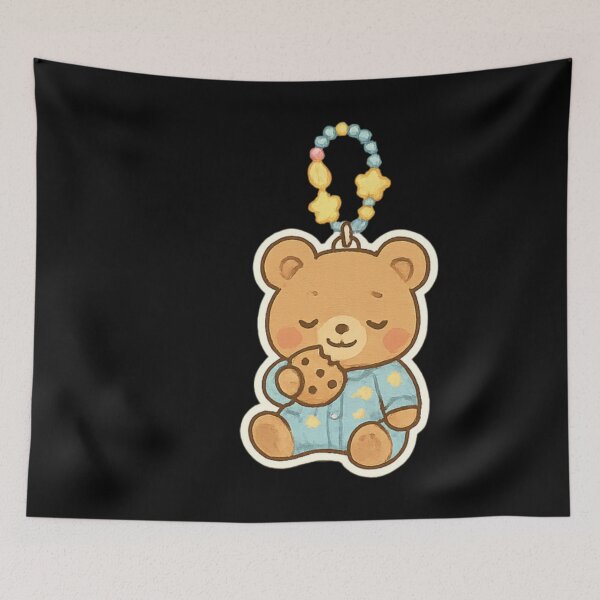 Item preview, Cute bear Kawaii keychain designed and sold by DamioPolArt.