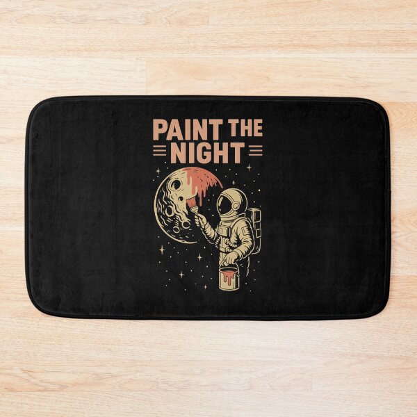 Item preview, Astronaut Painting the Moon Surreal Cosmic Art designed and sold by Shoot-The-Moon.