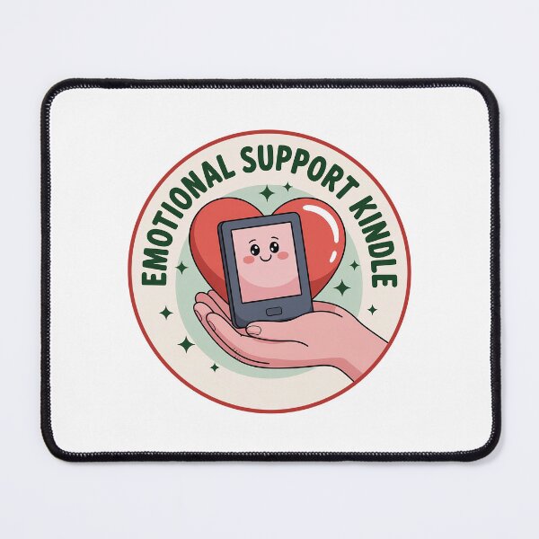 Item preview, Emotional Support Kindle | Book Lover Reading Gift designed and sold by Love Between Pages.