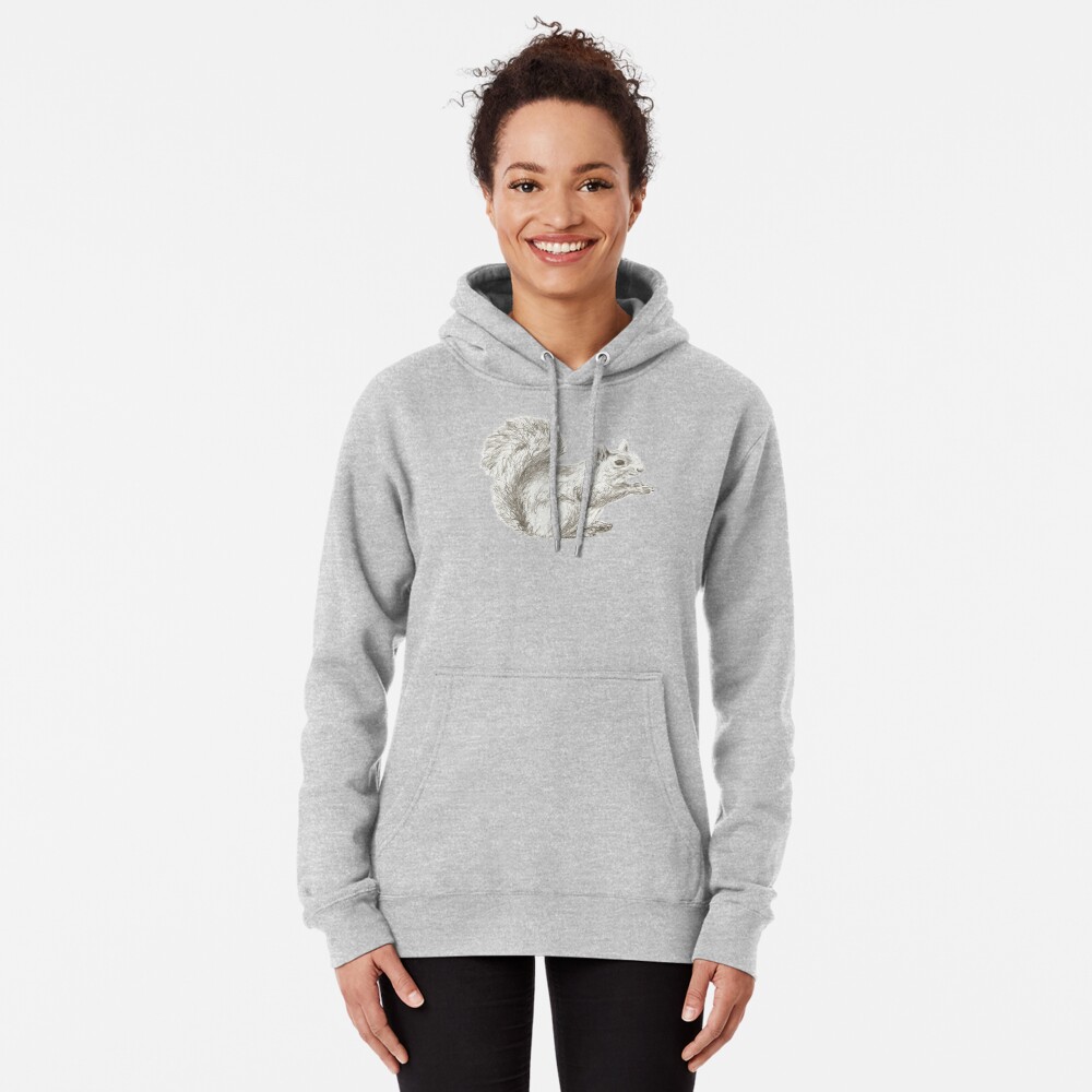 Resting Squirrel Pullover Hoodie
