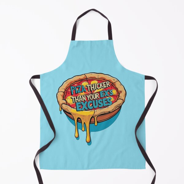 Item preview, Piza Thicker Than Your Ex's Excuses designed and sold by Rudke.