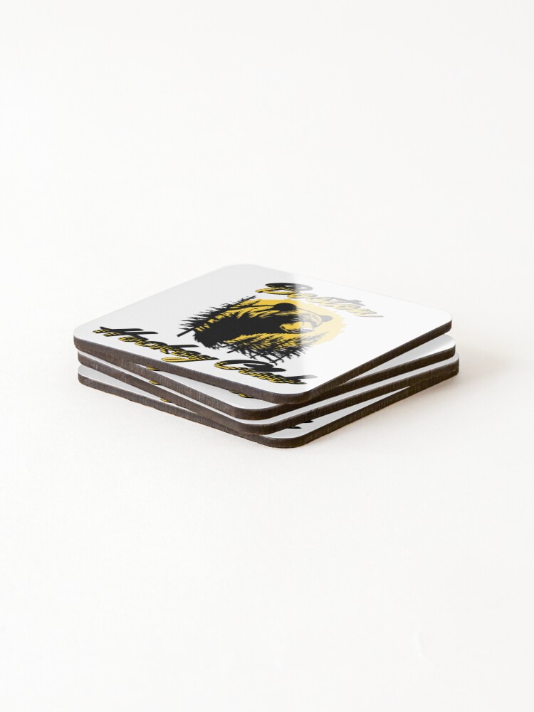 Thumbnail 4 of 5, Coasters (Set of 4), Boston HC designed and sold by RinkDrip.
