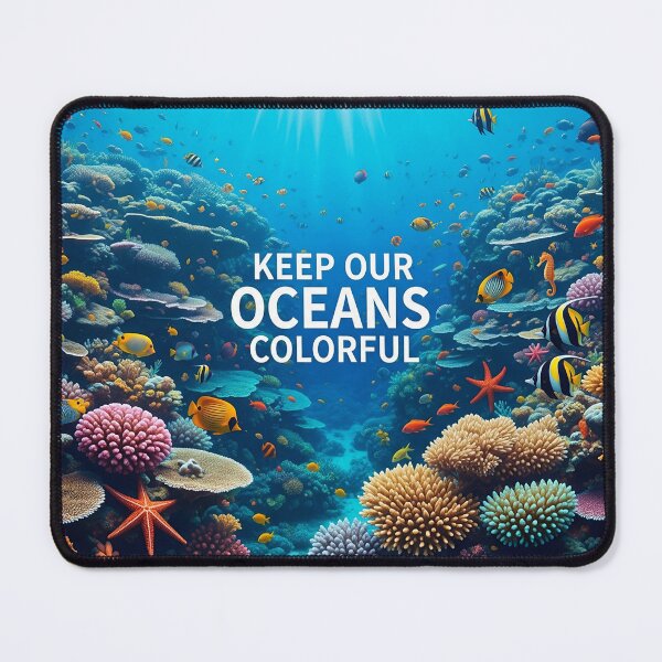 Item preview, Keep Our Oceans Colorful designed and sold by ART-POD-PL.