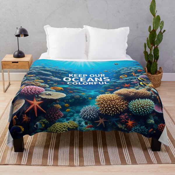 Item preview, Keep Our Oceans Colorful designed and sold by ART-POD-PL.