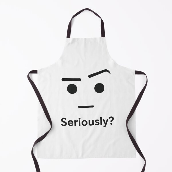 Item preview, Seriously? – Drawn Eyebrow Reaction Meme Face (Minimalist Design) designed and sold by Domci.