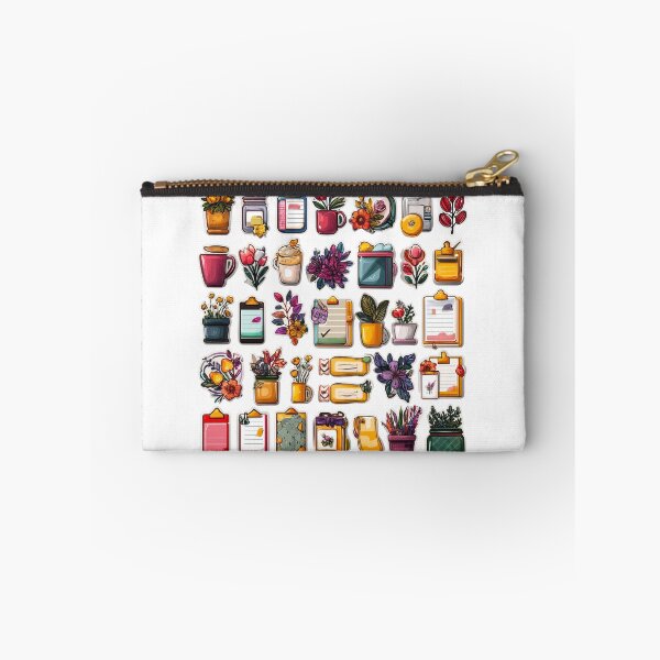 Item preview, Vibrant Digital Sticker Set for Planners and Journals | Colorful Watercolor Elements designed and sold by SantiLab.