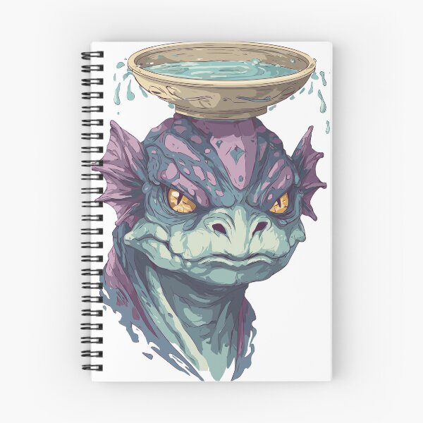 Item preview, Mythical Japanese Kappa Yokai Art designed and sold by bapupa.