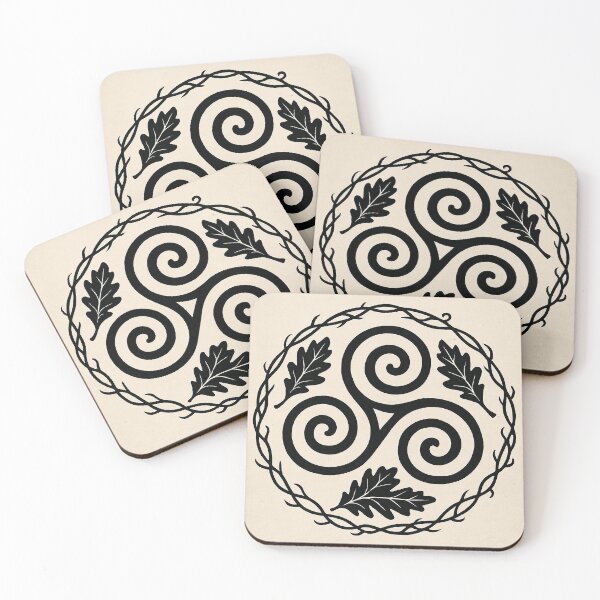 Item preview, Triple Spiral with Oak Leaves. Ovate Grade designed and sold by Roland Keates aka Lost Histories .