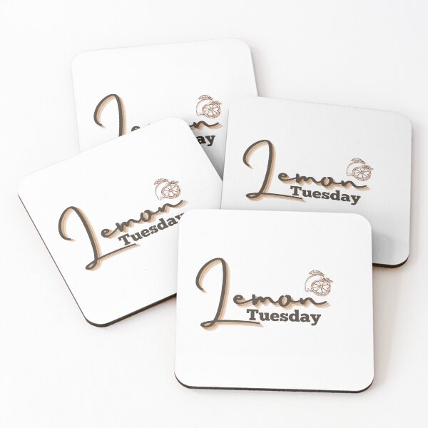 Item preview, Lemon Tuesday Sticker – Fun & Fresh Citrus-Inspired Minimal Design designed and sold by Cozyscribbles.