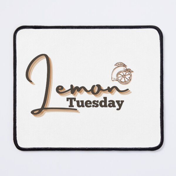 Item preview, Lemon Tuesday Sticker – Fun & Fresh Citrus-Inspired Minimal Design designed and sold by Cozyscribbles.