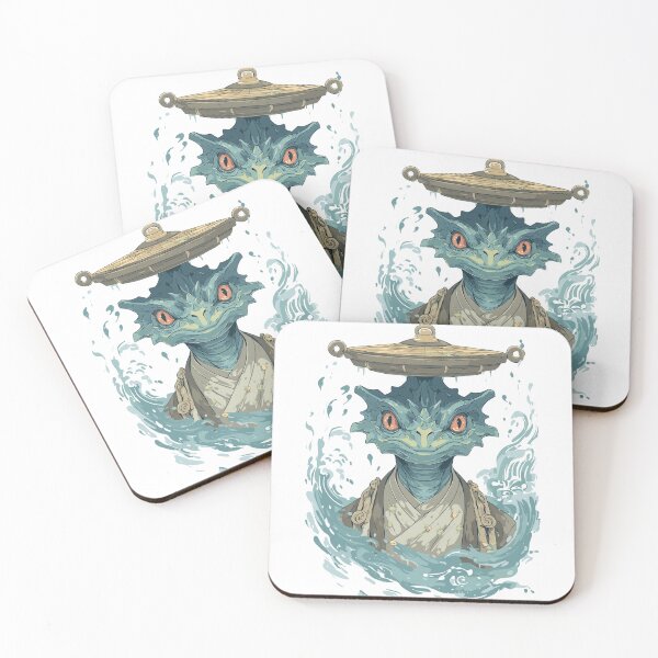 Aperçu de l'œuvre Art folklorique japonais Kappa Yokai créée et vendue par bapupa.