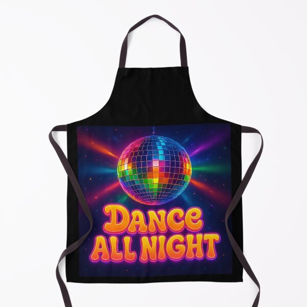 Item preview, Dance All Night: Retro Disco Ball with Neon Rainbow Lights – 80s Party Vibes designed and sold by Psycho-Crazy.