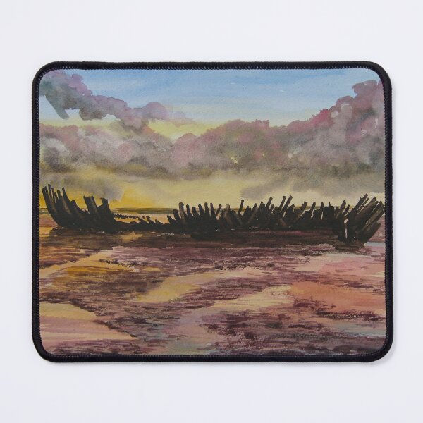 Item preview, “Lying Dormant” The SS "Nornen" Wreck, Berrow Beach, Somerset (1897) designed and sold by timsmith.