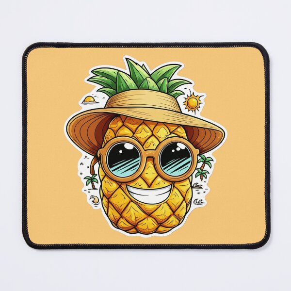 Item preview, Cool Pineapple Vibes – Tropical Cartoon Summer Fun Design designed and sold by PrintBreeze.