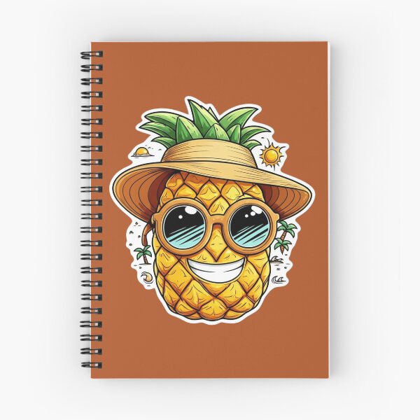 Item preview, Cool Pineapple Vibes – Tropical Cartoon Summer Fun Design  designed and sold by PrintBreeze.