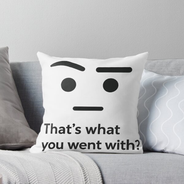 Item preview, That's What You Went With? – Judging Face Meme (Minimalist Eyebrow Reaction) designed and sold by Domci.