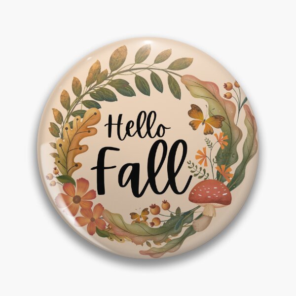 Item preview, Hello Fall designed and sold by LittleWormTrading.