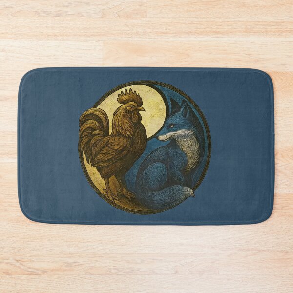 Item preview, Fox and Rooster Yin Yang Art designed and sold by Shoot-The-Moon.