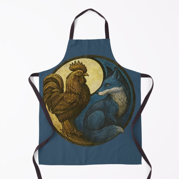 Item preview, Fox and Rooster Yin Yang Art designed and sold by Shoot-The-Moon.