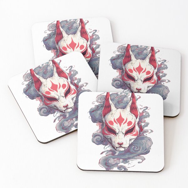 Item preview, Japanese Kitsune Mask Art designed and sold by bapupa.