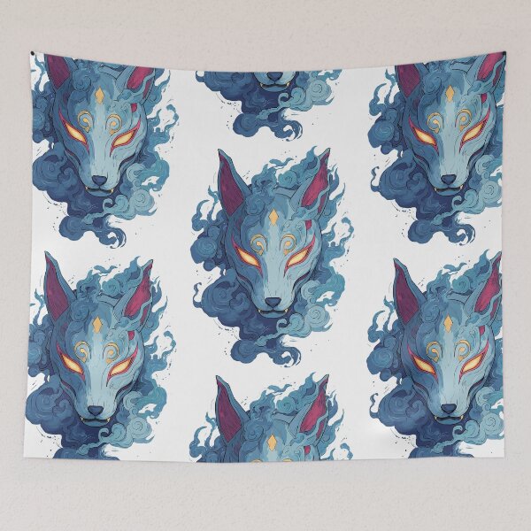 Item preview, Mystical Kitsune Mask Art designed and sold by bapupa.