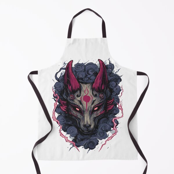 Item preview, Traditional Kitsune Mask Art designed and sold by bapupa.