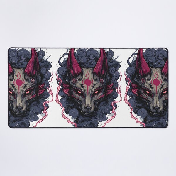 Item preview, Traditional Kitsune Mask Art designed and sold by bapupa.