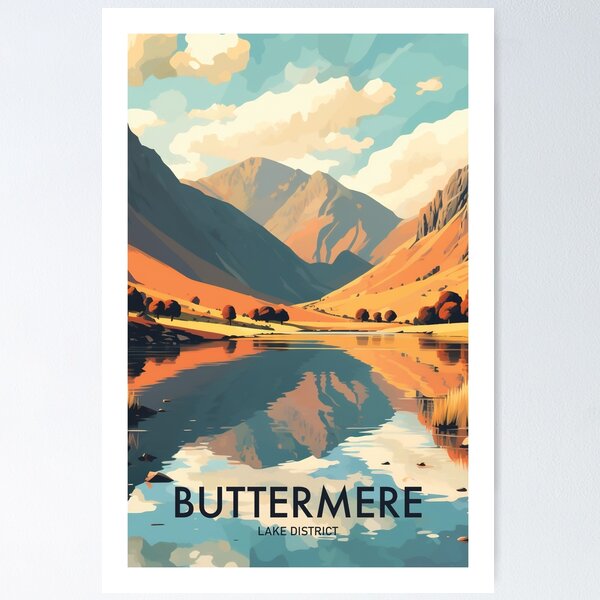 Item preview, BUTTERMERE REISEKUNST designed and sold by MarkedArtPrints.