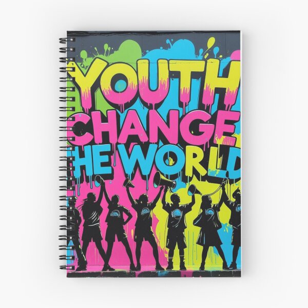 Item preview, Youth Change the World — Vibrant Graffiti Street Art T-Shirt designed and sold by QSHOOLKA.