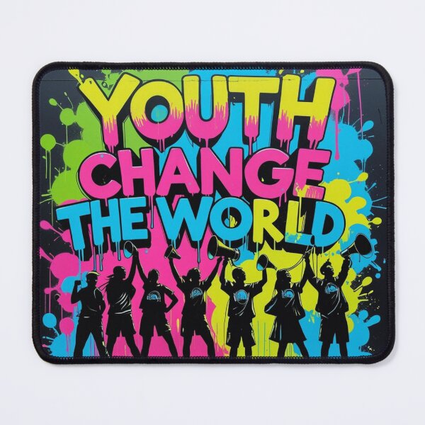 Item preview, Youth Change the World — Vibrant Graffiti Street Art T-Shirt designed and sold by QSHOOLKA.