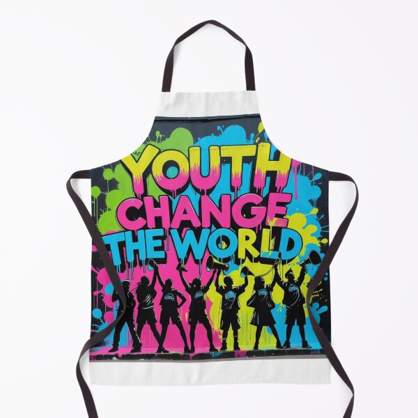 Item preview, Youth Change the World — Vibrant Graffiti Street Art T-Shirt designed and sold by QSHOOLKA.